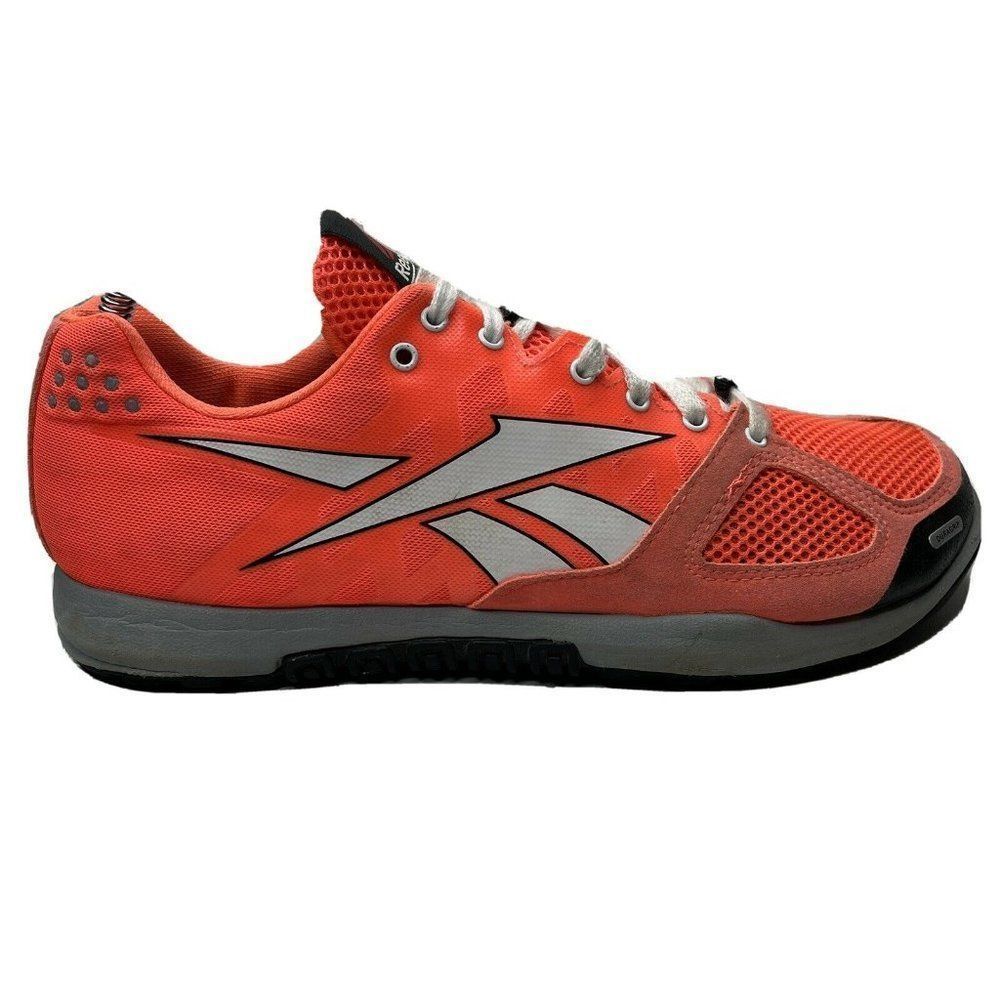 Reebok CrossFit Nano 2.0 Training Shoes Womens Size 9 Pink Orange Sneakers 90904